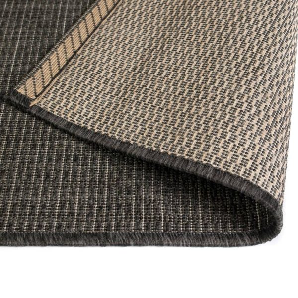 vidaXL Tapete divisão sisal interior/exterior 80x150cm cinzento escuro - Image 5