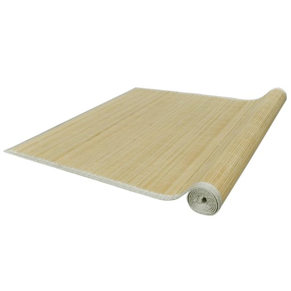 Tapete de bambu 160x230 cm natural - Image 3