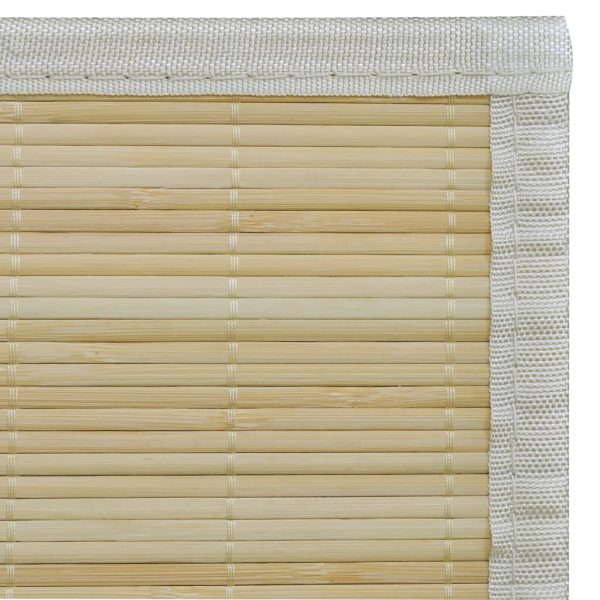 Tapete de bambu 160x230 cm natural - Image 6
