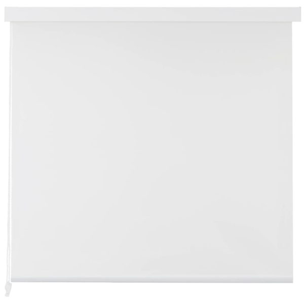 Estore de rolo para o duche 160x240 cm branco - Image 2