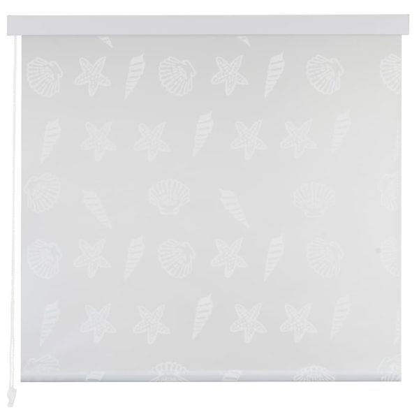 Estore de rolo para o duche 100x240 cm estrelas-do-mar - Image 2