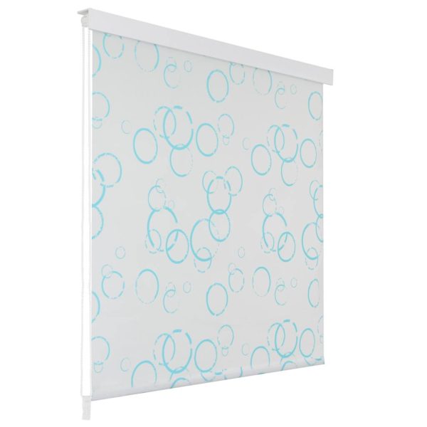 Estore de rolo para o duche 100x240 cm bolhas