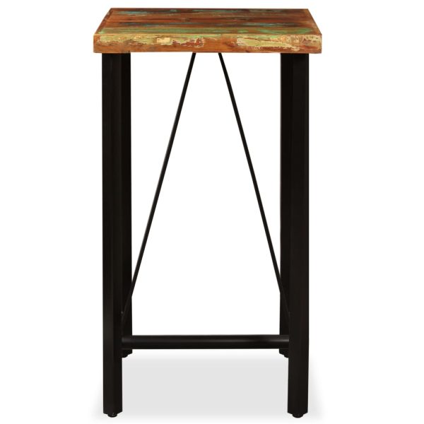 Conjunto de bar 3 pcs madeira recuperada maciça - Image 3