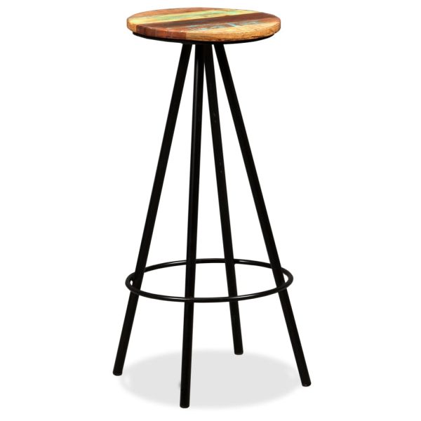 Conjunto de bar 3 pcs madeira recuperada maciça - Image 6