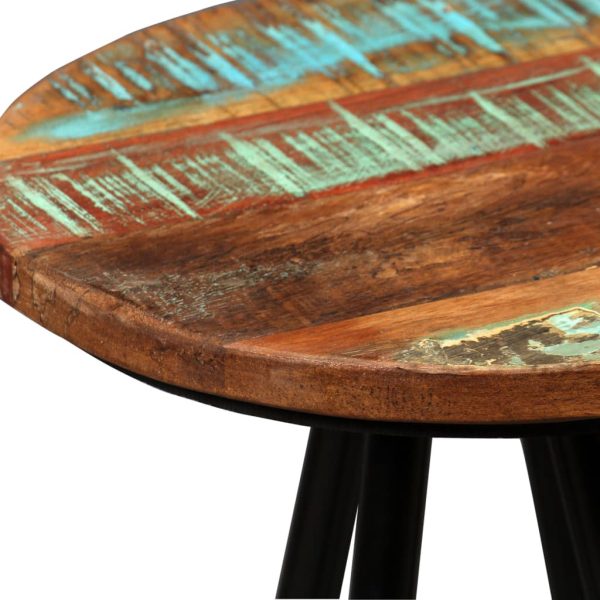 Conjunto de bar 3 pcs madeira recuperada maciça - Image 10
