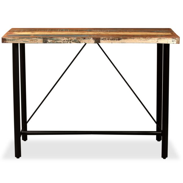 Conjunto de bar 5 pcs madeira recuperada maciça - Image 3