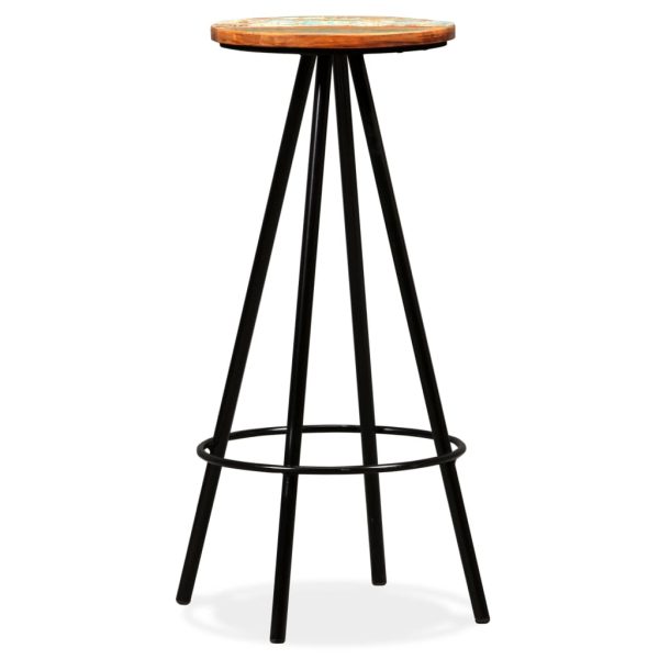 Conjunto de bar 5 pcs madeira recuperada maciça - Image 9