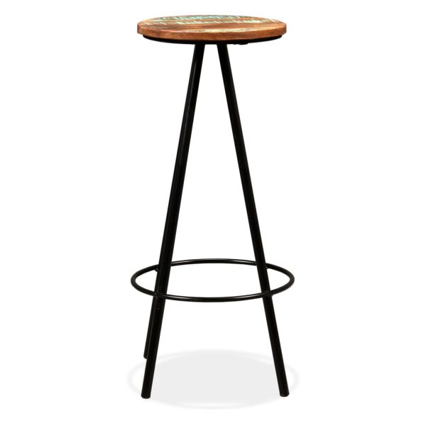 Conjunto de bar 5 pcs madeira recuperada maciça - Image 10
