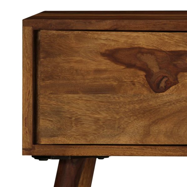 Móvel de TV 140x30x40 cm madeira de sheesham maciça - Image 4