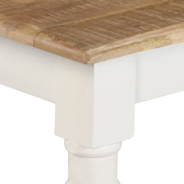 Mesa de jantar madeira de mangueira maciça 180x90x76 cm - Image 4