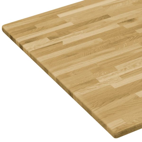 Tampo de mesa madeira carvalho maciça retangular 23 mm 140x60cm - Image 4