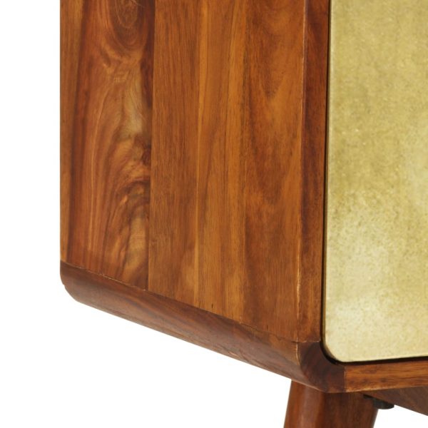 Móvel de TV madeira sheesham maciça 120x30x45 cm - Image 3