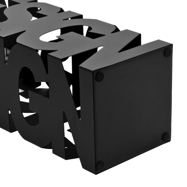 Suporte para guarda-chuvas design em aço preto - Image 3