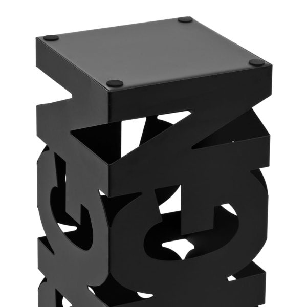 Suporte para guarda-chuvas design em aço preto - Image 4