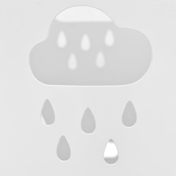 Suporte para guarda-chuvas em aço branco - Image 3