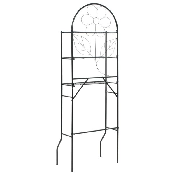 Toalheiro preto 60x33x174 cm - Image 4