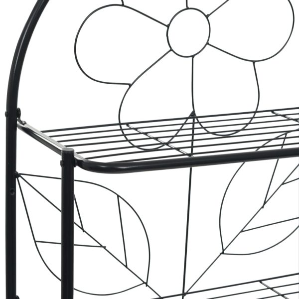 Toalheiro preto 60x33x174 cm - Image 5