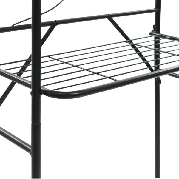 Toalheiro preto 60x33x174 cm - Image 6