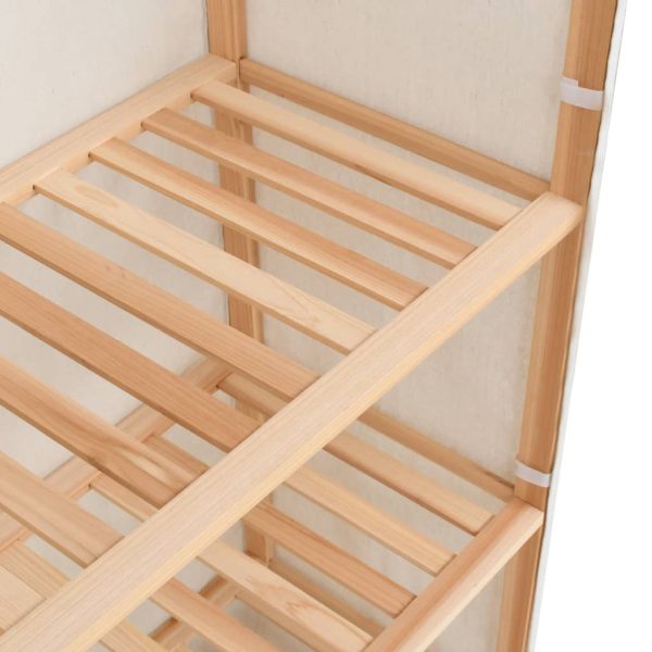 Roupeiro/guarda-roupa 3 prateleiras 79x40x170 cm - Image 6
