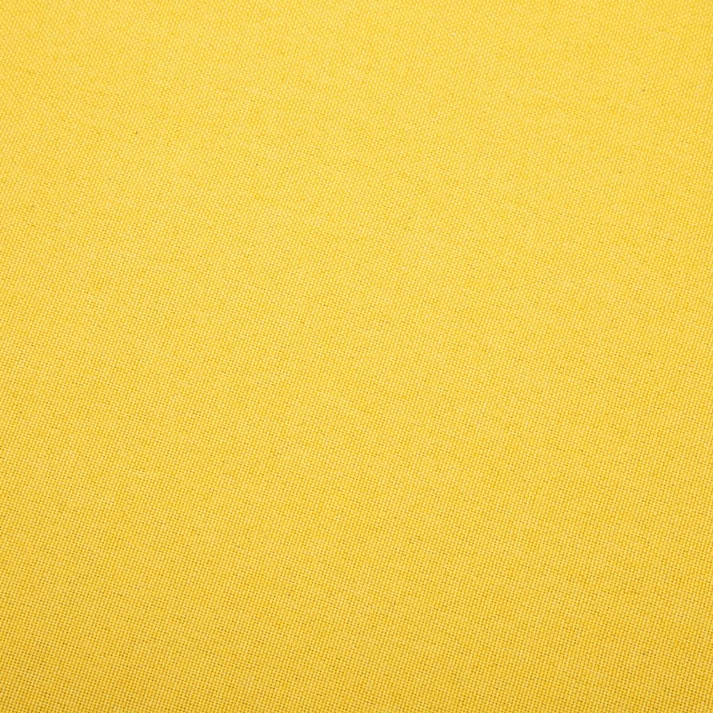 Poltrona em tecido amarelo - Image 7