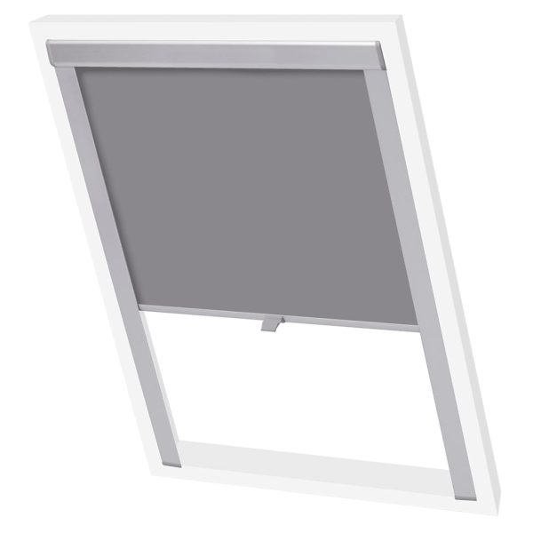 Persiana de enrolar opaca cinzento MK04