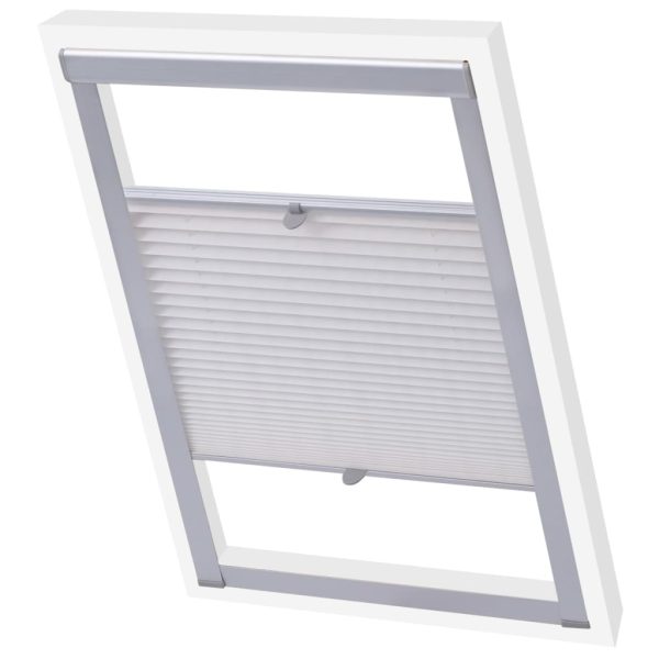 Persiana plissada branco PK06