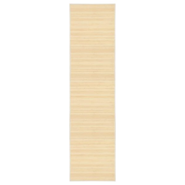 Tapete de bambu 80x300 cm natural