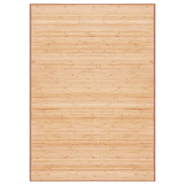 Tapete de bambu 120x180 cm castanho
