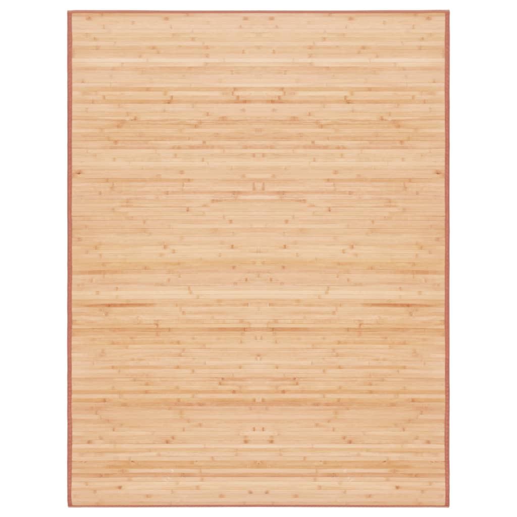 Tapete de bambu 150x200 cm castanho