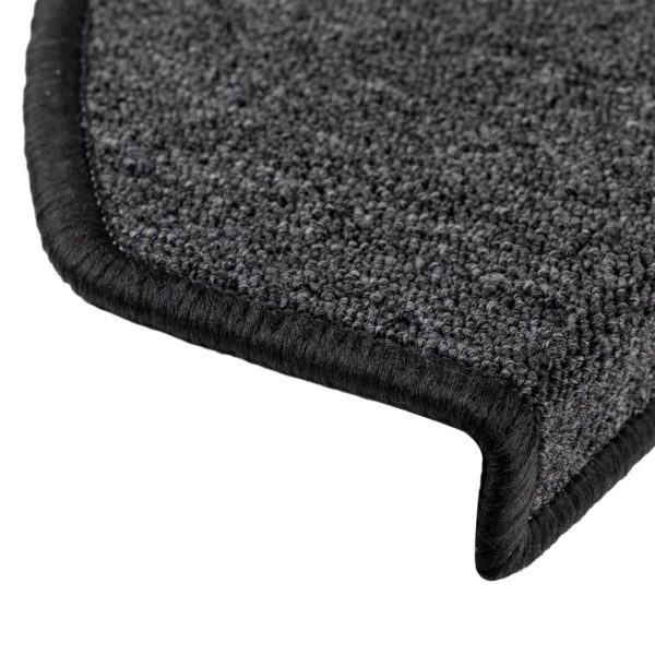 Tapetes de escada 15 pcs 65x24x4 cm antracite - Image 7