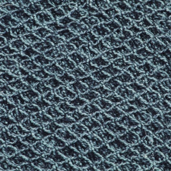 Manta em algodão 125x150 cm azul índigo - Image 4