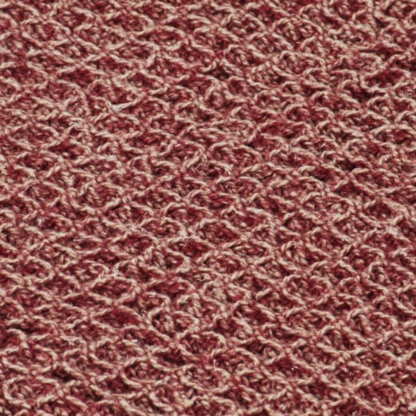 Manta em algodão 125x150 cm bordô - Image 5