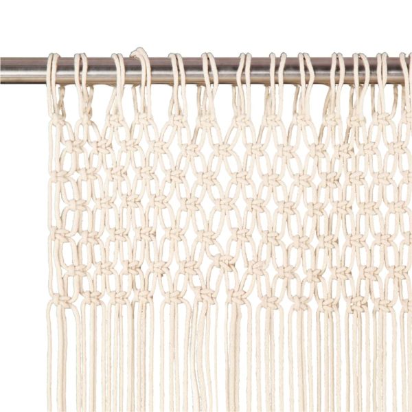 Cortina macramé 140x240 cm algodão - Image 3