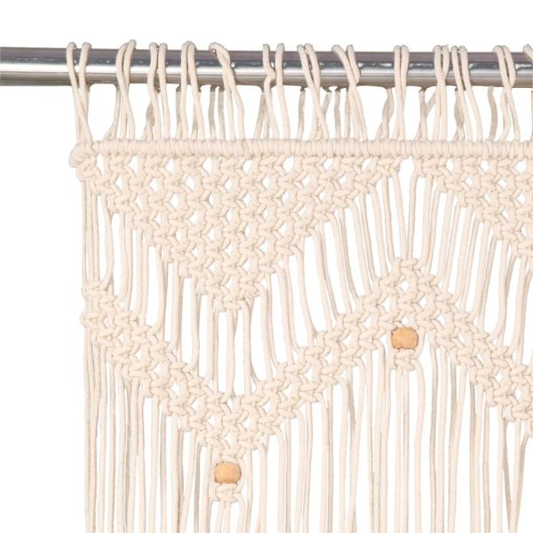 Cortina macramé 140x240 cm algodão - Image 3