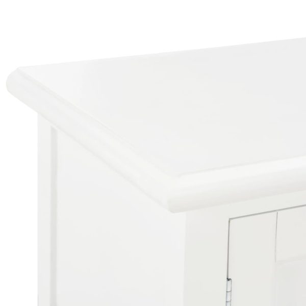 Móvel de TV 120x30x40 cm madeira branco - Image 6