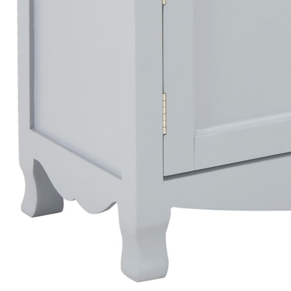 Móvel de TV 120x30x40 cm madeira cinzento - Image 7