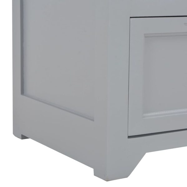 Móvel de TV 120x30x40 cm madeira cinzento - Image 7