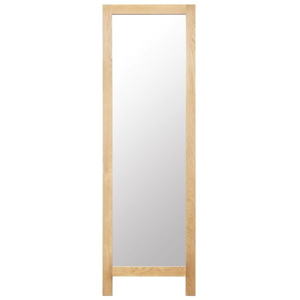 Espelho de pé 48x46,5x150 cm madeira carvalho maciça - Image 2