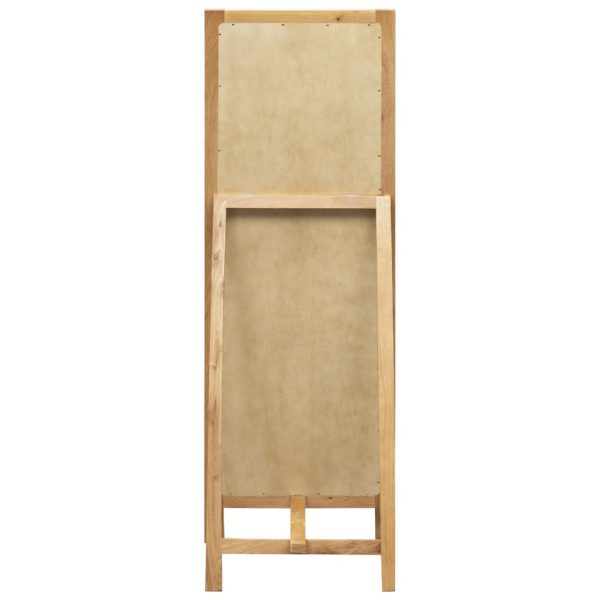 Espelho de pé 48x46,5x150 cm madeira carvalho maciça - Image 4