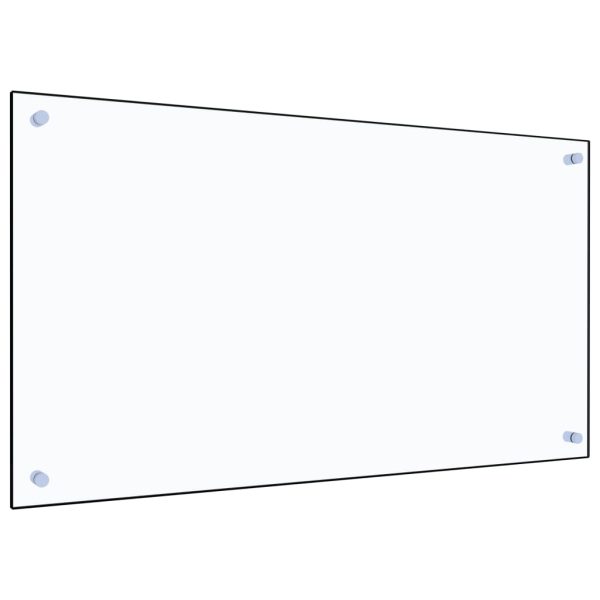 Painel anti-salpicos cozinha 90x50 cm vidro temp. transparente