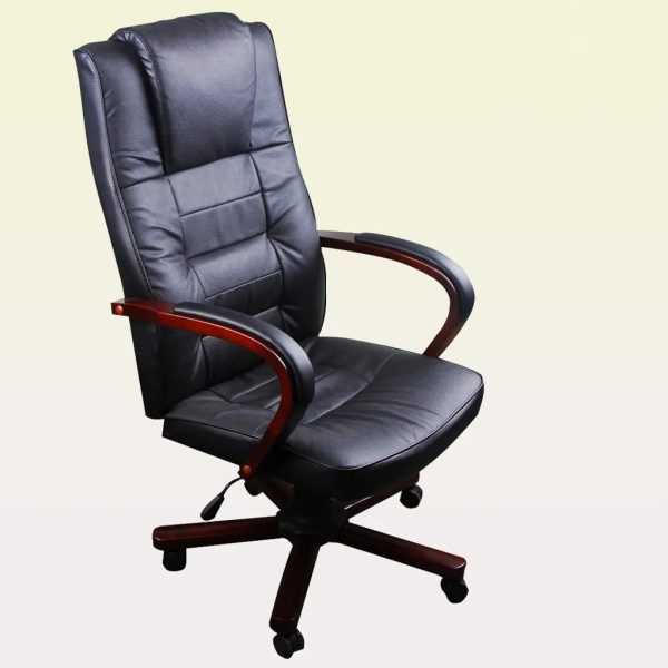 Cadeira de escritório luxuosa preto - Image 3