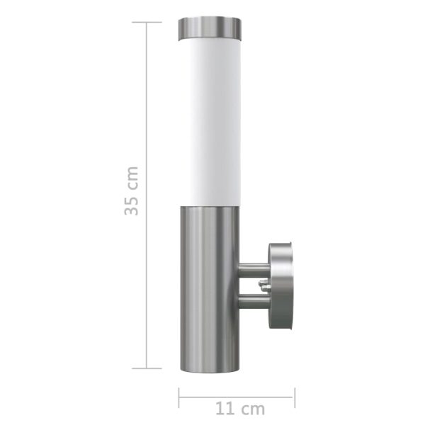 Candeeiros metálicos de parede, à prova de água, 2 pcs - Image 11