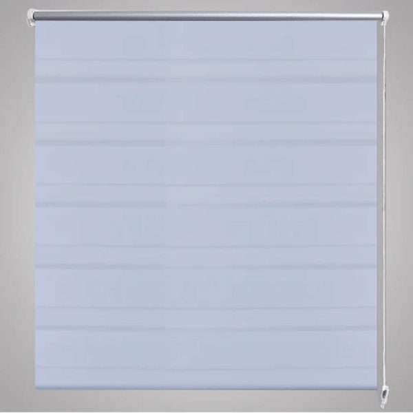 Estore de rolo 60 x 120 cm, linhas de zebra / Branco - Image 4