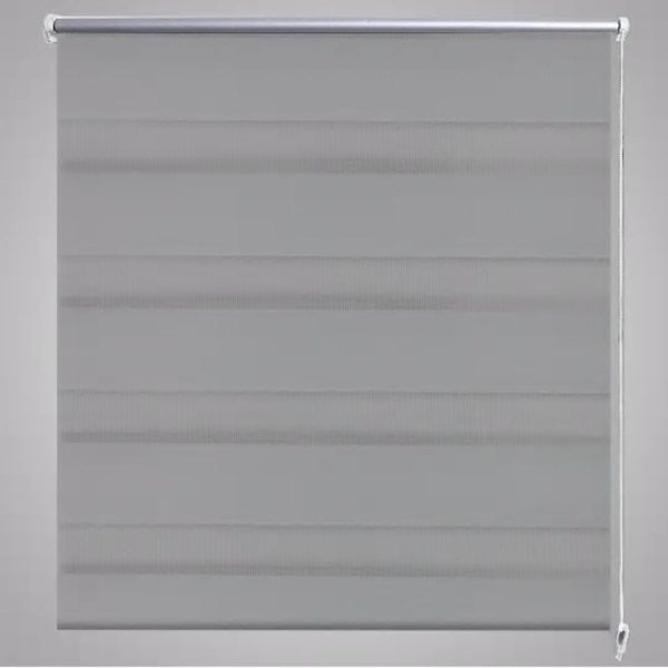 Estore de rolo 60 x 120 cm, linhas de zebra / Cinza - Image 4