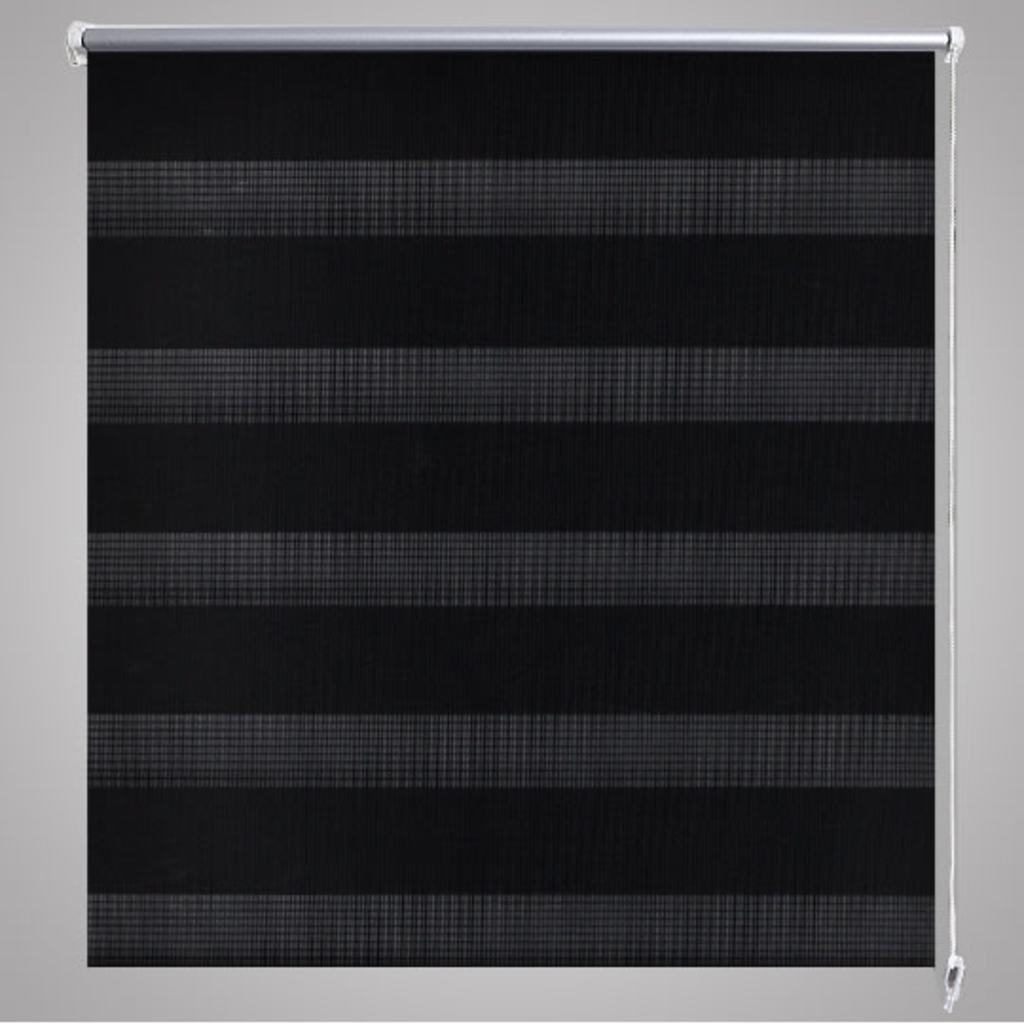 Estore de rolo 70 x 120 cm, linhas de zebra / Preto - Image 4