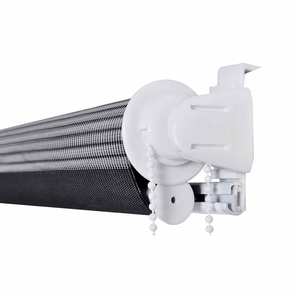 Estore de rolo 70 x 120 cm, linhas de zebra / Preto - Image 5