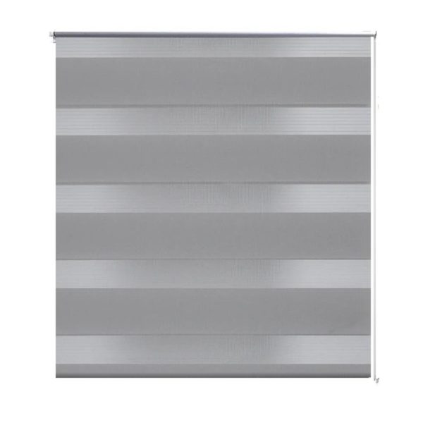 Estore de rolo 90 x 150 cm, linhas de zebra / Cinza - Image 2