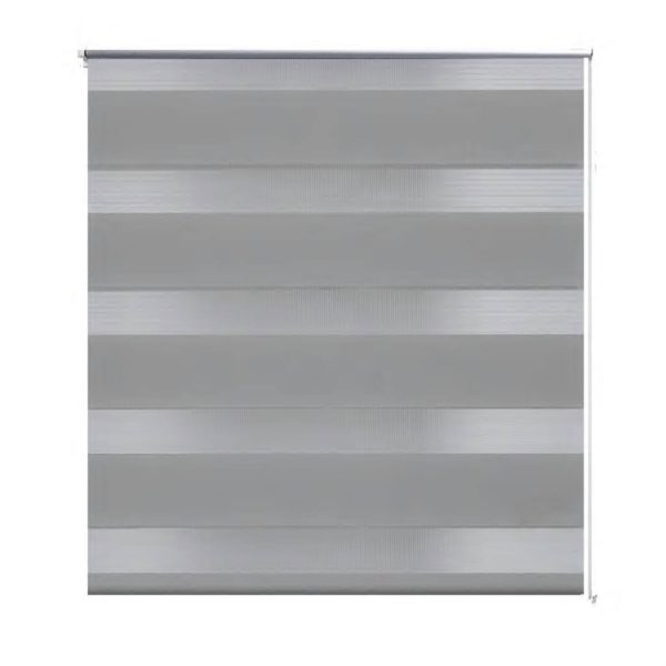 Estore de rolo 120 x 175 cm, linhas de zebra / Cinza - Image 2