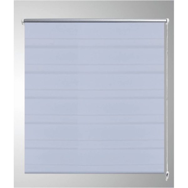 Estore de rolo 40 x 100 cm, linhas de zebra / Branco - Image 4