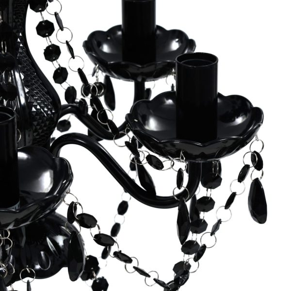 Lustre preto com 5 lâmpadas - Image 4